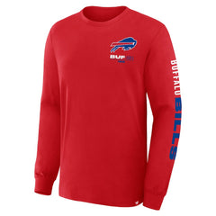 Buffalo Bills Clock Management Legacy Long Sleeve T-Shirt - Red cheap
