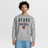 Chicago Bears Powerful Throw Legacy Pullover Sweatshirt - Heather Gray on sale
