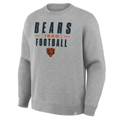 Chicago Bears Powerful Throw Legacy Pullover Sweatshirt - Heather Gray on sale