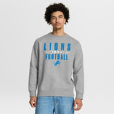 Detroit Lions Powerful Throw Legacy Pullover Sweatshirt - Heather Gray on sale