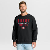 San Francisco 49ers Powerful Throw Legacy Pullover Sweatshirt - Black for sale