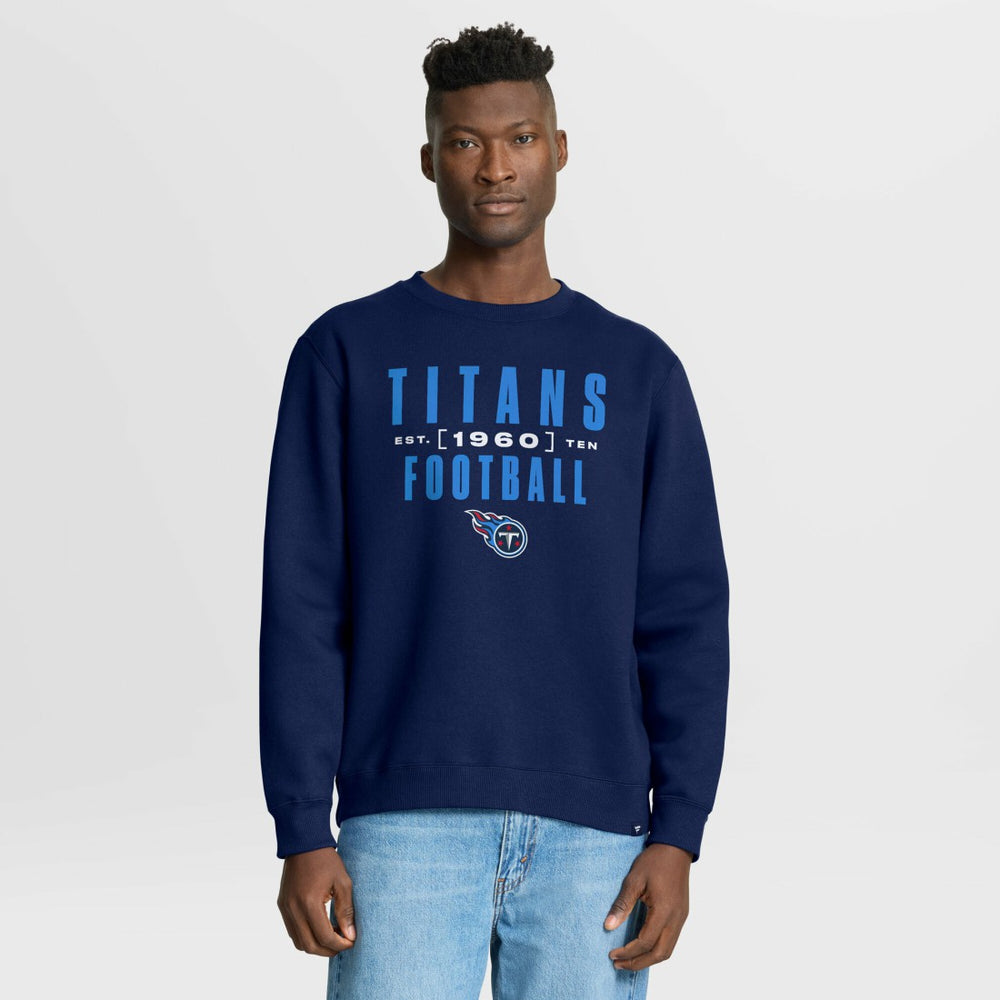 Tennessee Titans Powerful Throw Legacy Pullover Sweatshirt - Navy online