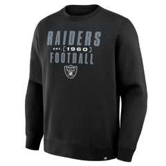 Las Vegas Raiders Powerful Throw Legacy Pullover Sweatshirt - Black sale