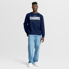 Seattle Seahawks Direct Handoff Legacy Pullover Sweatshirt - College Navy cheap