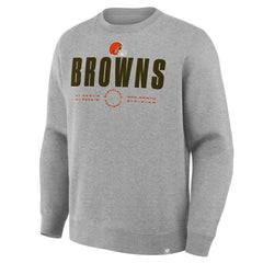 Cleveland Browns Direct Handoff Legacy Pullover Sweatshirt - Heather Gray on sale
