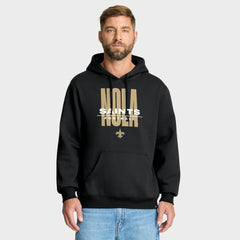 New Orleans Saints Right Tackle Legacy Pullover Hoodie - Black online
