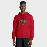 San Francisco 49ers Right Tackle Legacy Pullover Hoodie - Scarlet sale