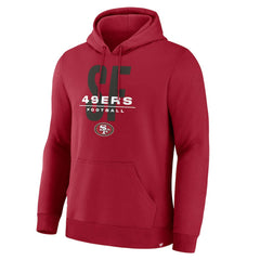 San Francisco 49ers Right Tackle Legacy Pullover Hoodie - Scarlet sale