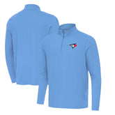 Toronto Blue Jays Antigua Intent Quarter-Zip Top - Powder Blue