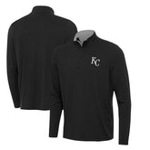 Kansas City Royals Antigua Content Quarter-Zip Top - Black