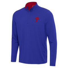 Philadelphia Phillies Antigua Content Quarter-Zip Top - Royal
