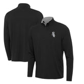 Chicago White Sox Antigua Content Quarter-Zip Top - Black