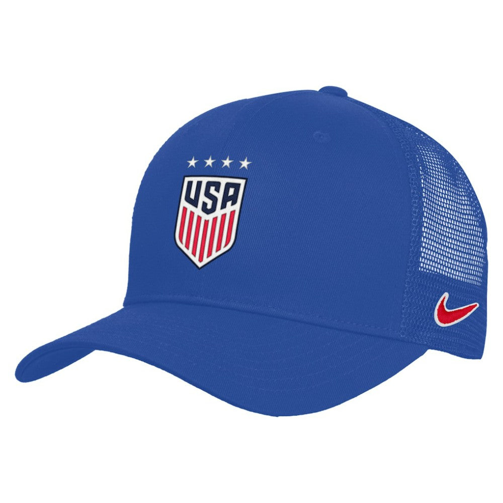 USWNT Unisex Rise Adjustable Trucker Hat - Blue | Nike discount