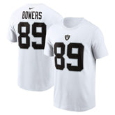 Brock Bowers Las Vegas Raiders Name & Number T-Shirt - White | Nike cheap