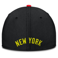New York Yankees Neon 90s Rise SwooshFlex Hat - Crimson/Black | Nike