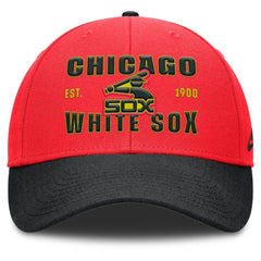 Chicago White Sox Neon 90s Rise Adjustable Hat - Crimson/Black | Nike