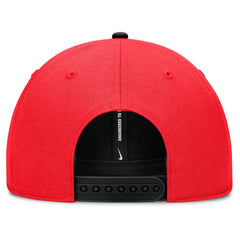 Atlanta Braves Neon 90s Rise Adjustable Hat - Crimson/Black | Nike