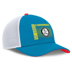 St. Louis Cardinals Neon 90s Rise Structured Performance Adjustable Trucker Hat - Teal | Nike
