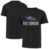 Baltimore Ravens '47 Rise and Conquer Franklin T-Shirt - Black discount
