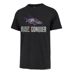 Baltimore Ravens '47 Rise and Conquer Franklin T-Shirt - Black discount