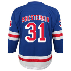 Igor Shesterkin New York Rangers Youth Home Replica Player Jersey Blue