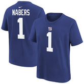 Malik Nabers New York Giants Player Name & Number T-Shirt - Royal | Nike online
