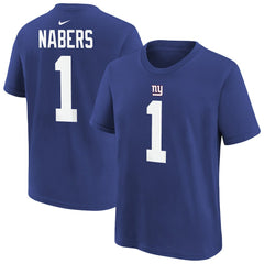Malik Nabers New York Giants Player Name & Number T-Shirt - Royal | Nike online