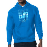 Detroit Lions Starter Four Team Name Logo Pullover Hoodie - Blue on sale