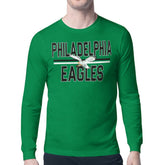 Philadelphia Eagles Starter Retro Team Logo Long Sleeve T-Shirt - Kelly Green for sale
