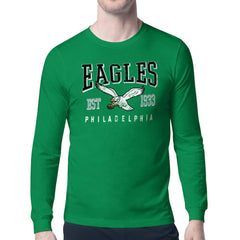Philadelphia Eagles Starter Retro Team Logo Long Sleeve T-Shirt - Kelly Green outlet