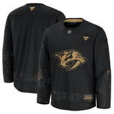 Nashville Predators Fanatics 2024 Military Appreciation Practice Jersey Black
