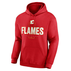 Calgary Flames Personalized Name & Number Midfielder Pullover Hoodie Red