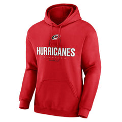 Carolina Hurricanes Personalized Name & Number Midfielder Pullover Hoodie Red