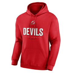 New Jersey Devils Personalized Name & Number Midfielder Pullover Hoodie Red