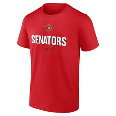 Ottawa Senators Personalized Name & Number Midfielder T-Shirt Red