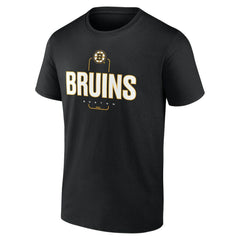 Boston Bruins Personalized Name & Number Midfielder T-Shirt Black