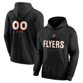 Philadelphia Flyers Personalized Name & Number Midfielder Pullover Hoodie Black