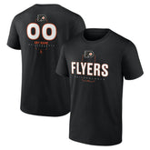 Philadelphia Flyers Personalized Name & Number Midfielder T-Shirt Black