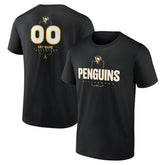 Pittsburgh Penguins Personalized Name & Number Midfielder T-Shirt Black