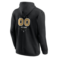 Vegas Golden Knights Personalized Name & Number Midfielder Pullover Hoodie Black