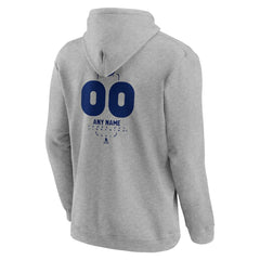 Tampa Bay Lightning Personalized Name & Number Midfielder Pullover Hoodie Gray