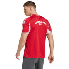 Liverpool Full-Button Baseball Jersey - Red | Adidas for sale