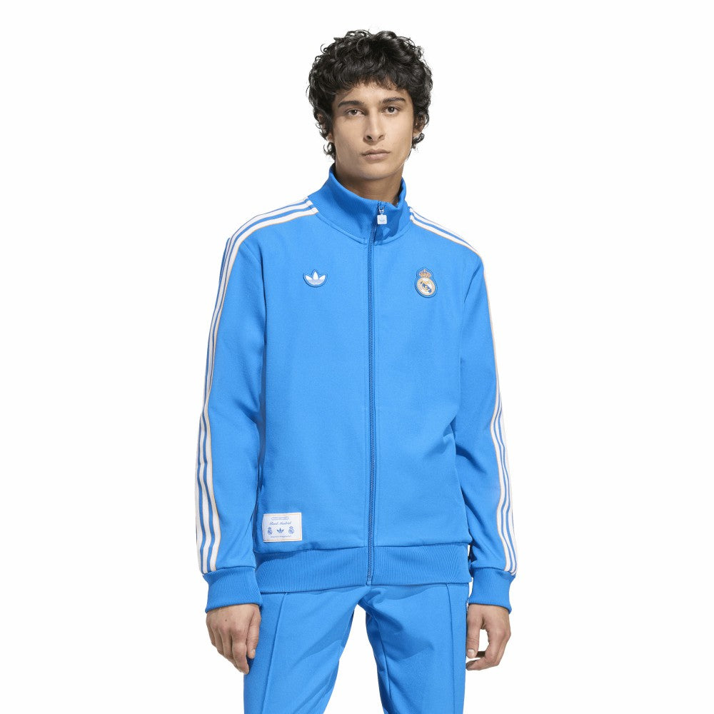 Real Madrid Terrace Icons Full-Zip Track Jacket - Blue | Adidas for sale