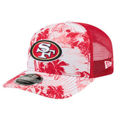 San Francisco 49ers New Era Hula 9SEVENTY Adjustable Trucker Hat - Scarlet on sale