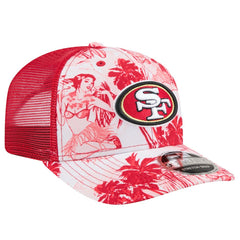 San Francisco 49ers New Era Hula 9SEVENTY Adjustable Trucker Hat - Scarlet on sale