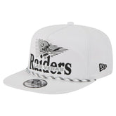 Las Vegas Raiders New Era Collide Golfer Snapback Hat - White online
