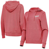 Detroit Red Wings Antigua Women's 2025 NHL Stadium Series Justice Pullover Hoodie Heather Red