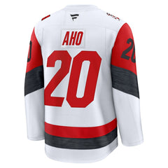 Sebastian Aho Carolina Hurricanes Fanatics Away Premium Jersey White