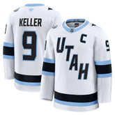 Clayton Keller Utah Mammoth Fanatics Away Premium Player Jersey White