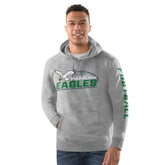 Philadelphia Eagles Starter Vintage Pullover Hoodie - Heather Gray cheap